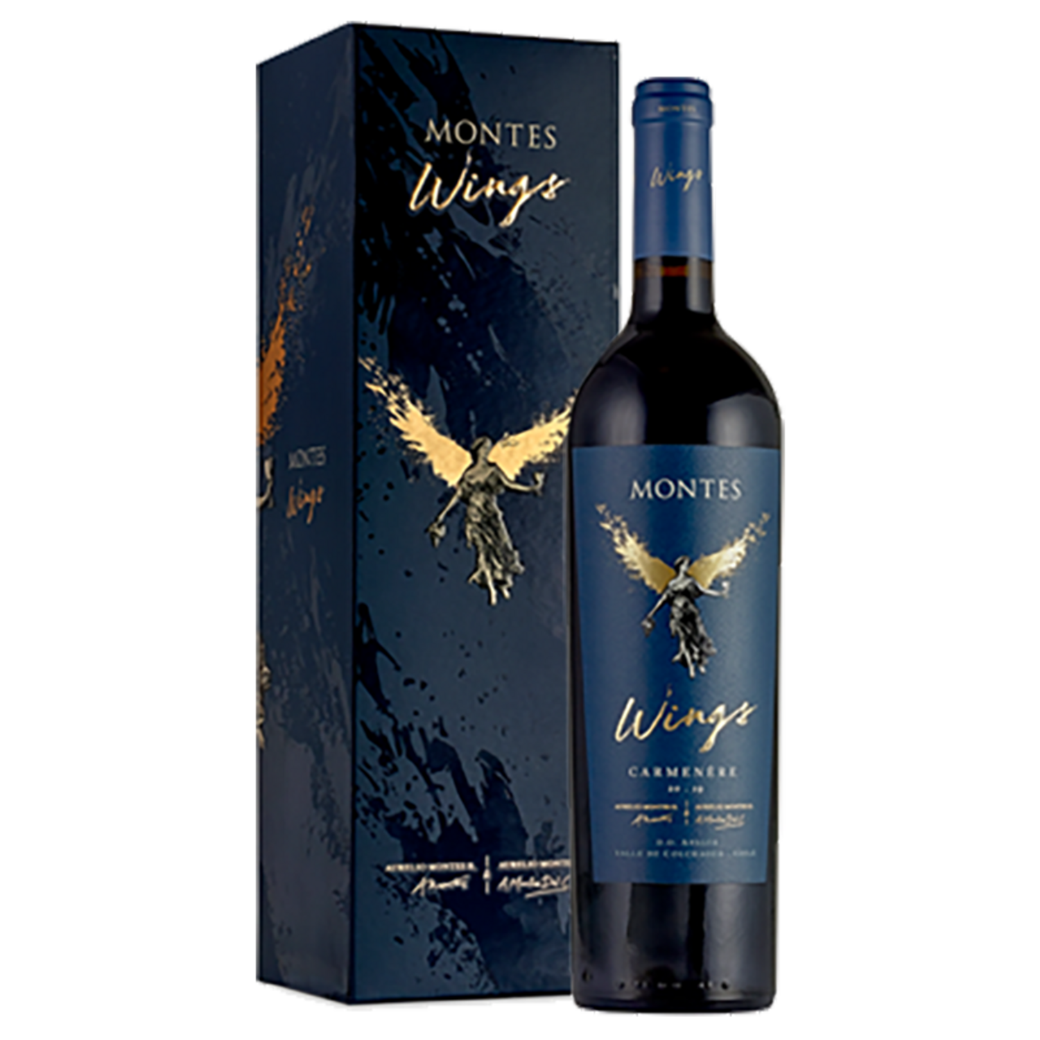 Montes Wings in cadeauverpakking luxe rode wijn